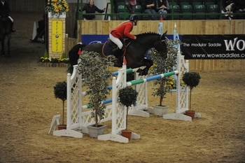 Manchester Showjumper Danielle Jolliffe takes the Blue Chip Pro Challenge at the Blue Chip Championships 2014